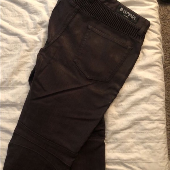 Jeans Balmain Mens Waxed Jeans Poshmark